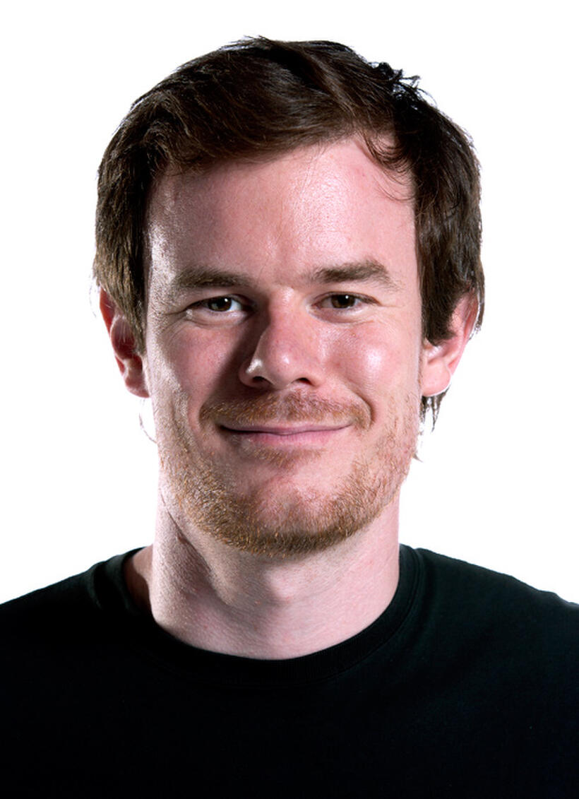 Director Joe Swanberg on the set of "V/H/S."