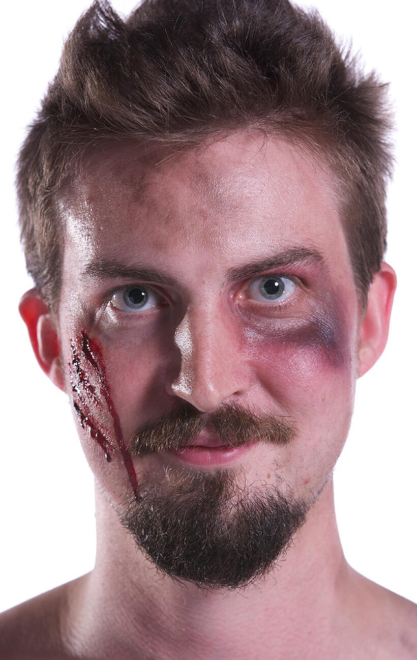 Director Adam Wingard on the set of "V/H/S."