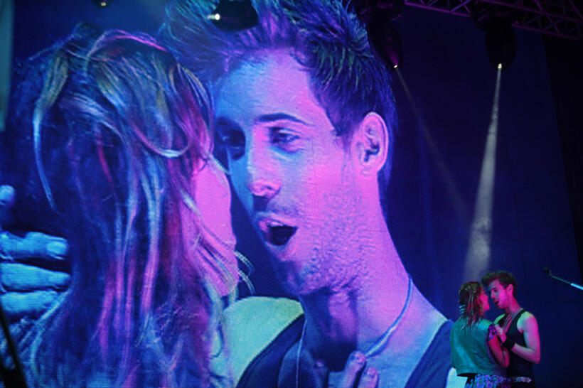 Natalia Tena as Morello and Luke Treadaway as Adam in "Tonight You're Mine."