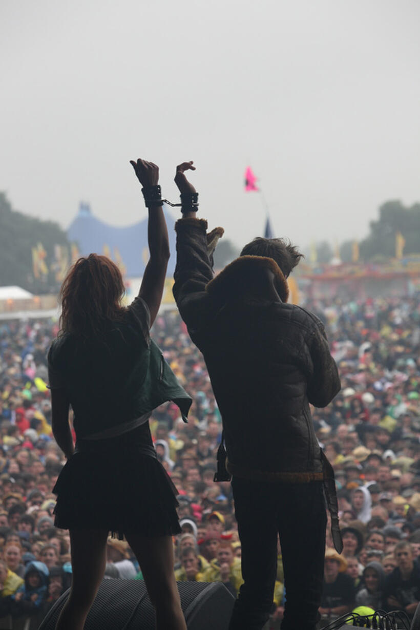 Natalia Tena as Morello and Luke Treadaway as Adam in "Tonight You're Mine."