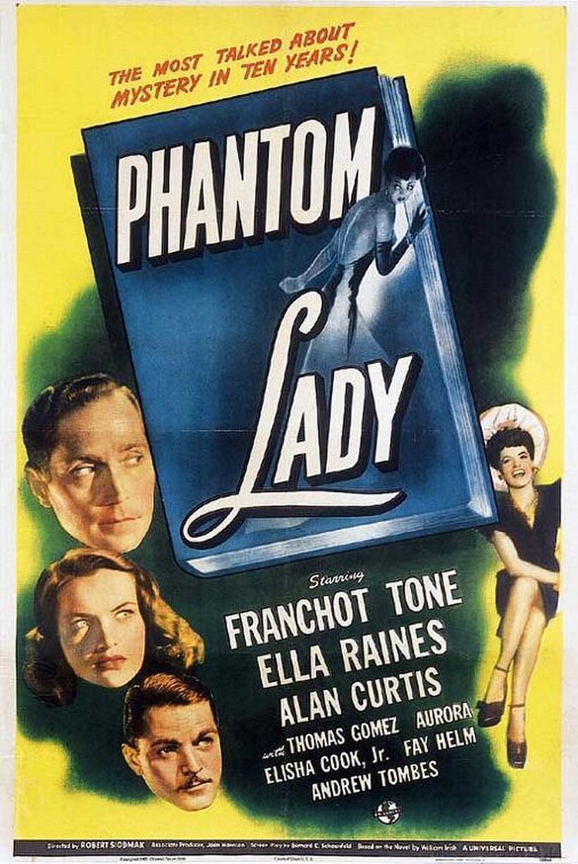 Poster art for "Phantom Lady."