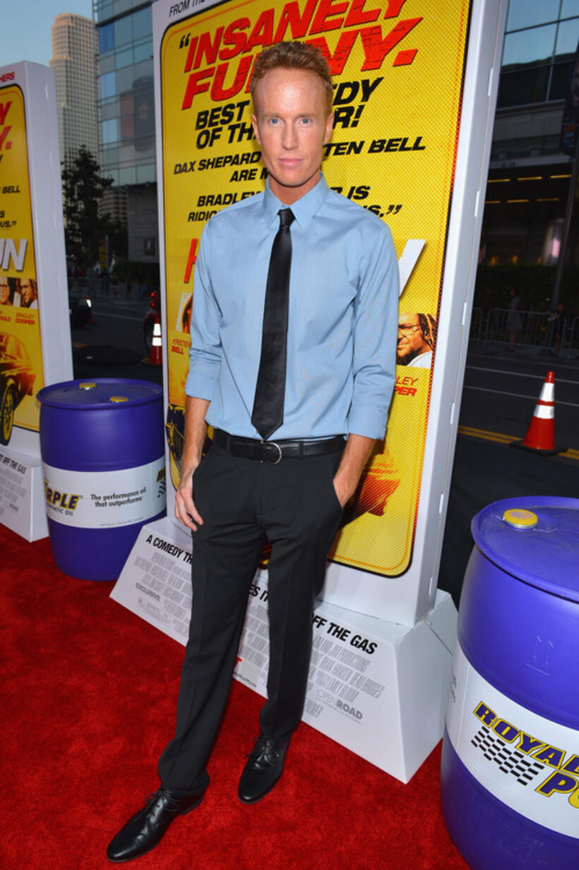 Jess Rowland at the California premiere of "Hit and Run."