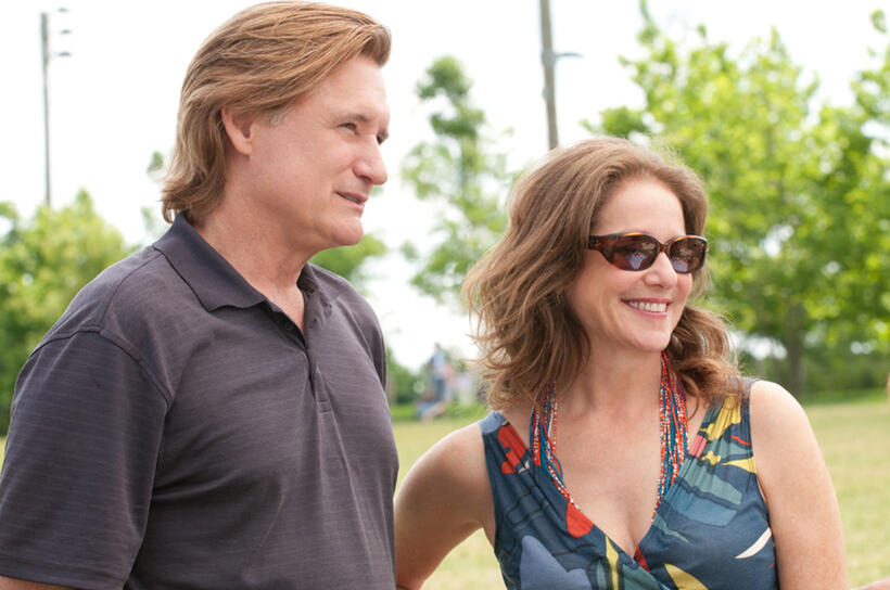 Bill Pullman as Lenny and Debra Winger as Robin in "Lola Versus."