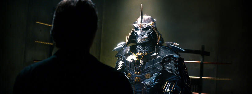 A scene from "Teenage Mutant Ninja Turtles."