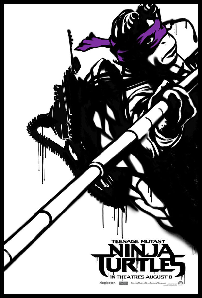 Poster art for "Teenage Mutant Ninja Turtles."