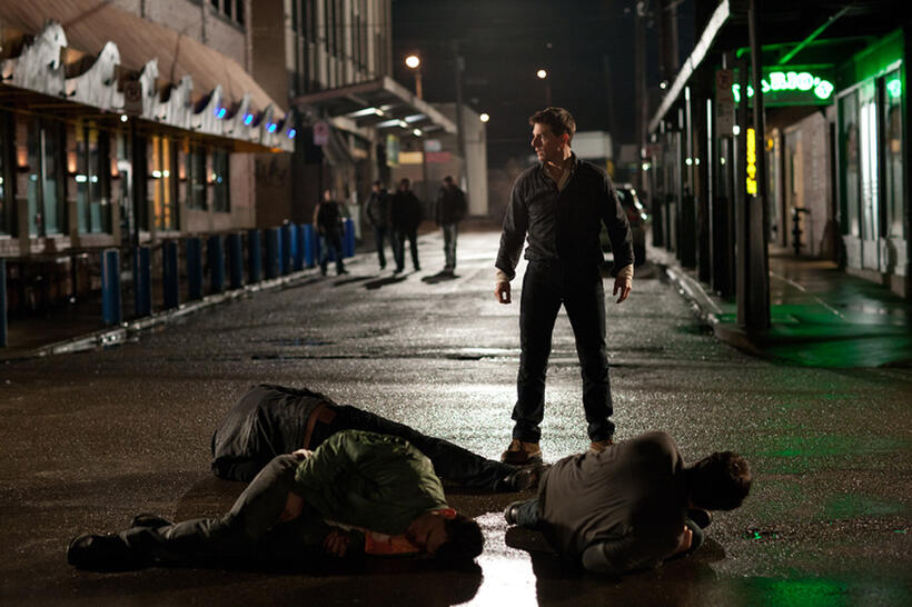 Tom Cruise as Reacher in "Jack Reacher."