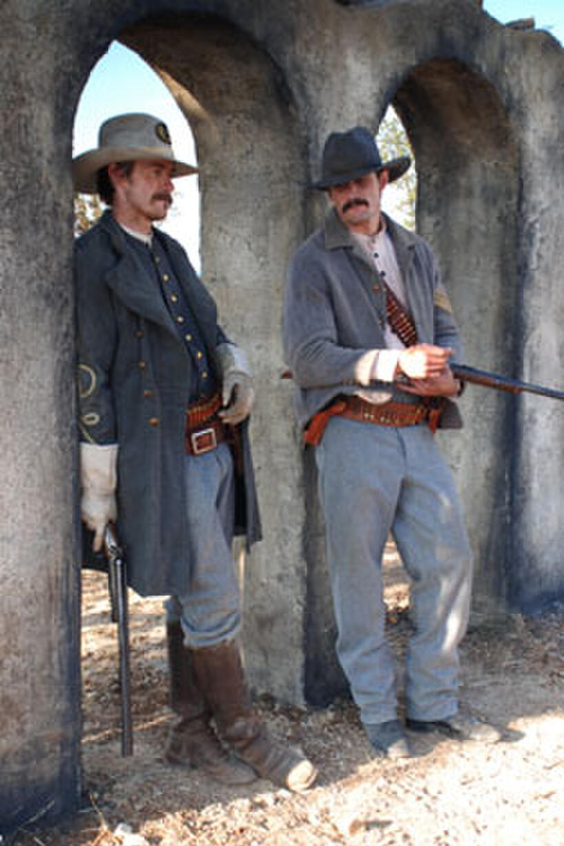 A scene from "The Legend of Hell's Gate: An American Conspiracy."