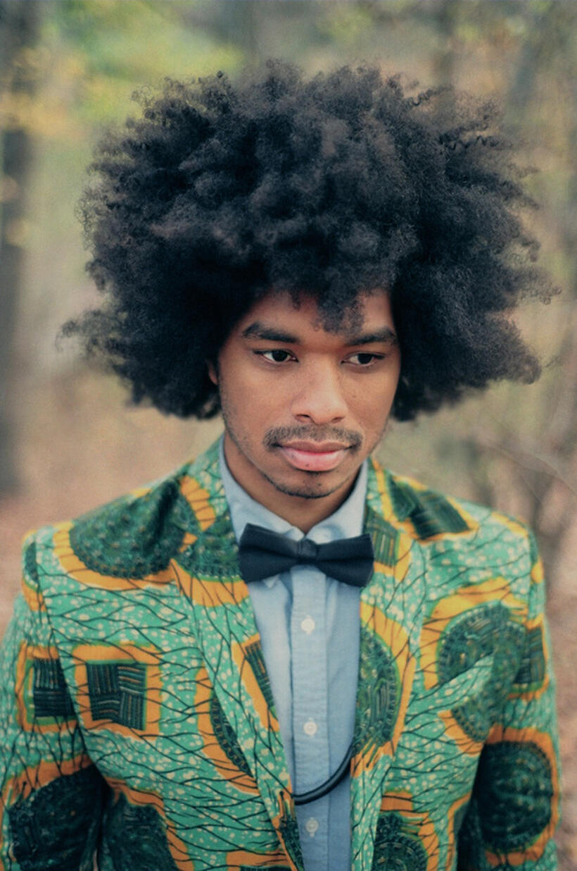 Director Terence Nance on the set of "An Oversimplification of Her Beauty."