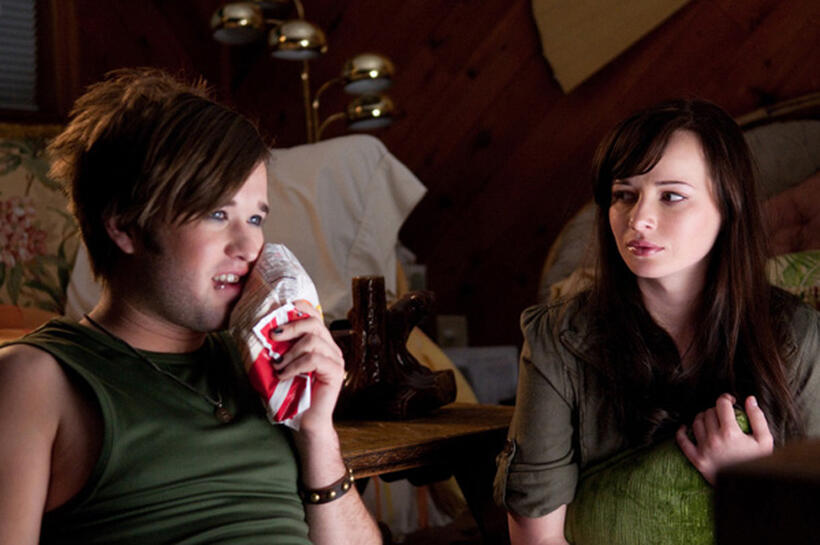 Haley Joel Osment and Ashley Rickards in "Sassy Pants."