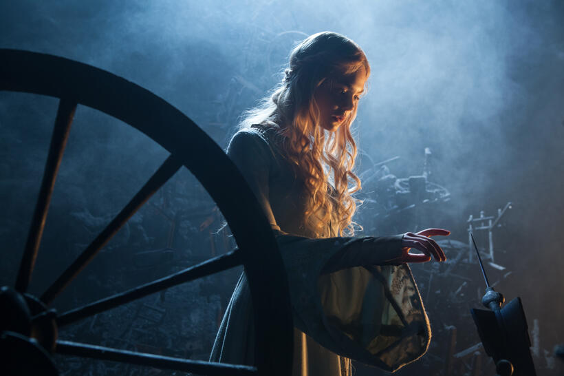 Elle Fanning as Princess Aurora in "Maleficent."
