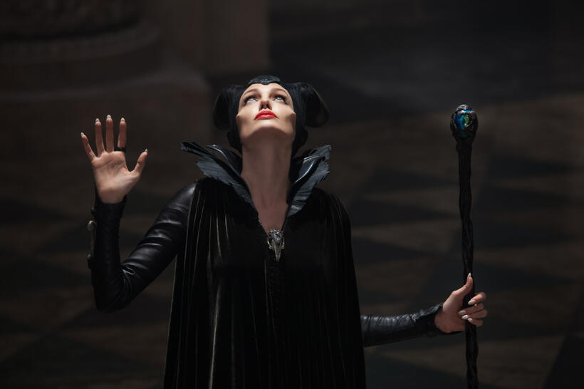Angelina Jolie as Maleficent in "Maleficent."