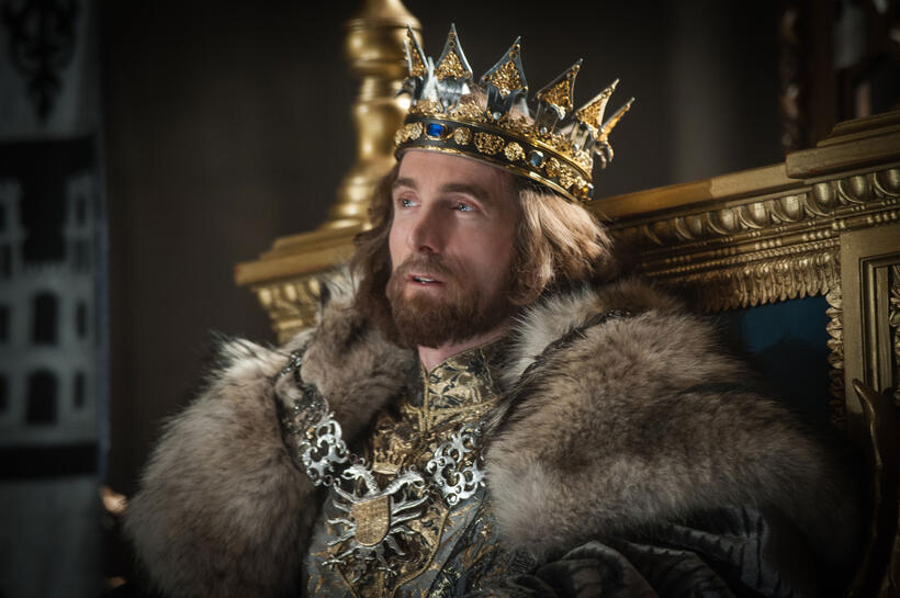 Sharlto Copley as Stefan in "Maleficent."