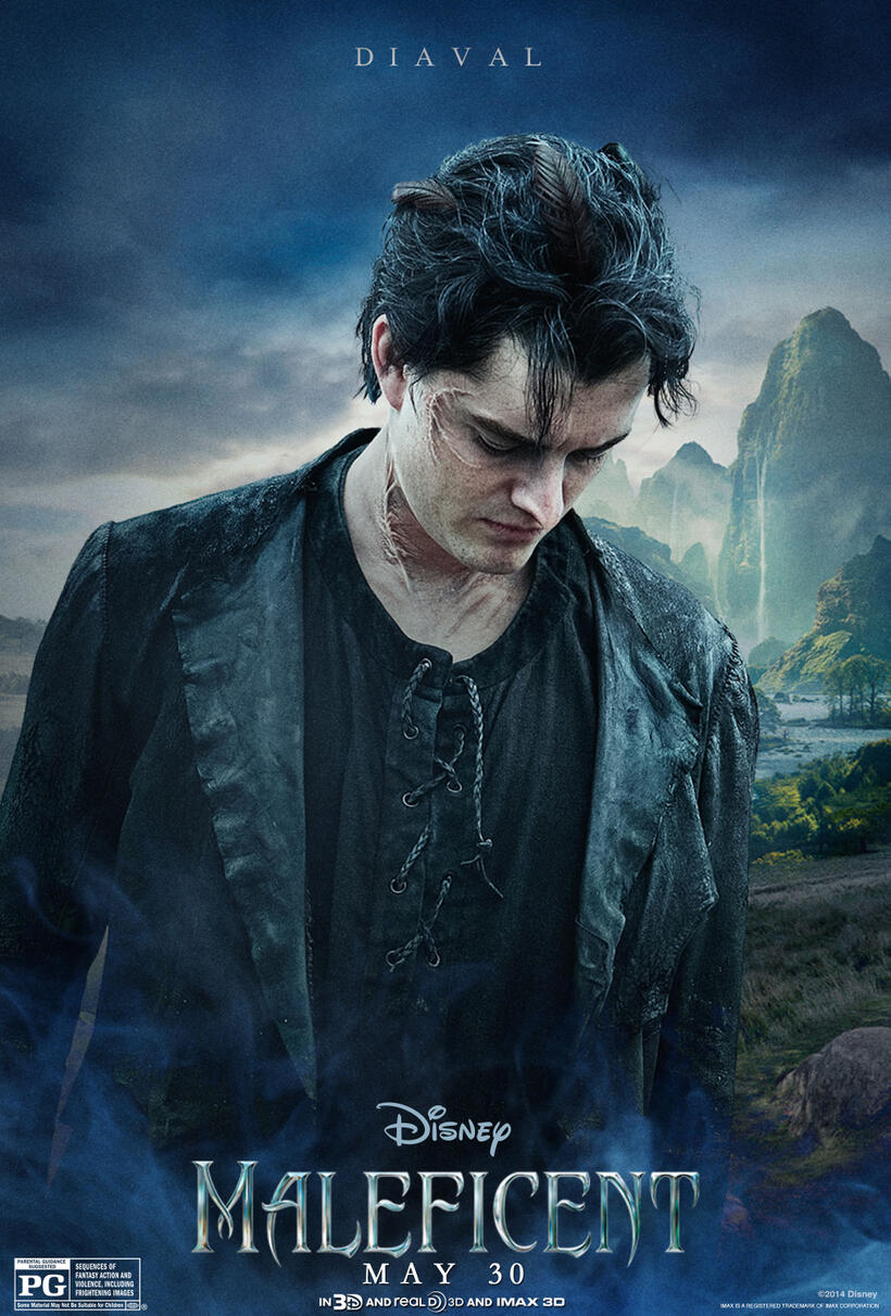 Character poster for "Maleficent."