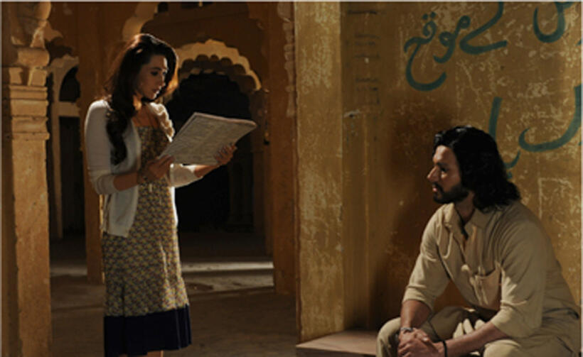 Karisma Kapoor and Rajniesh Duggal in "Dangerous Ishhq."