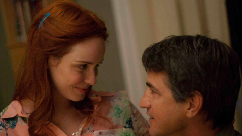 Christina Hendricks and Dermot Mulroney in "Struck by Lightning."