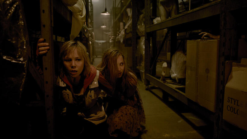 Adelaide Clemens and Erin Pitt in "Silent Hill: Revelation."