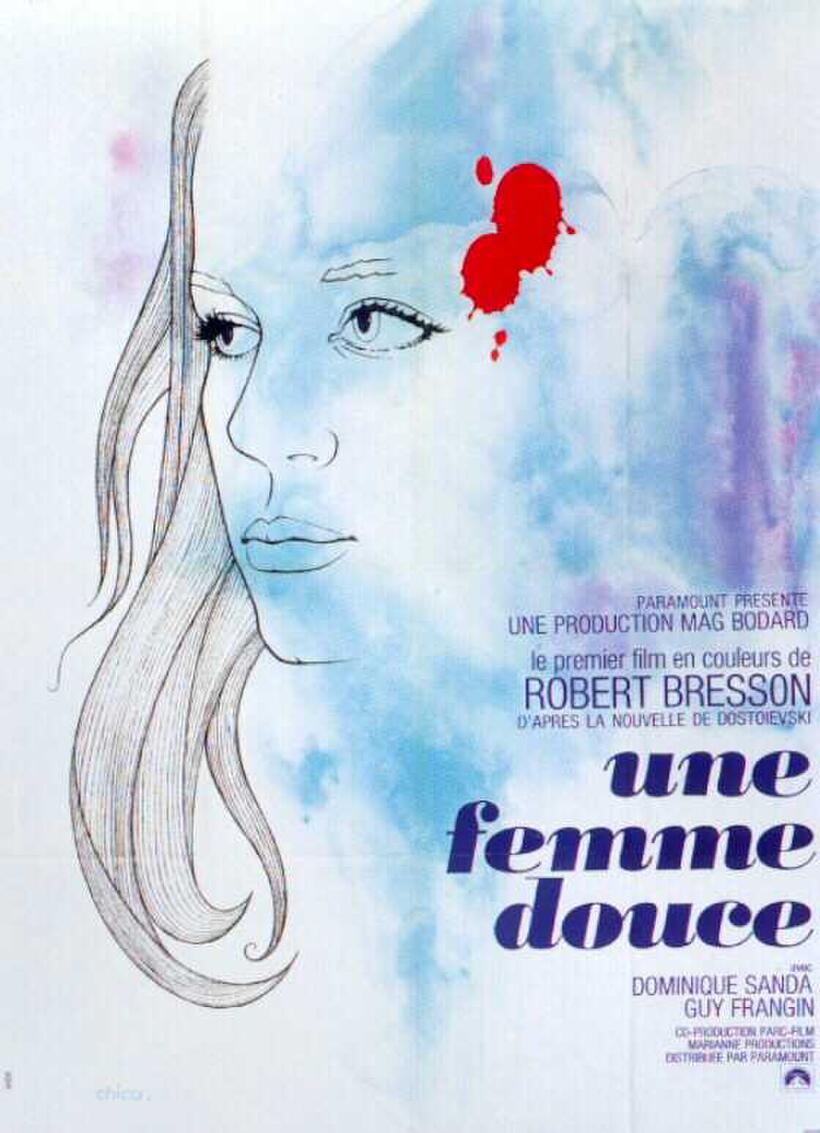 Poster art for "Une Femme Douce."