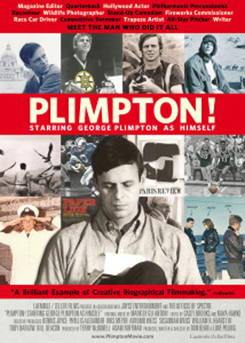 Poster art for "Plimpton! Starring George Plimpton as Himself."