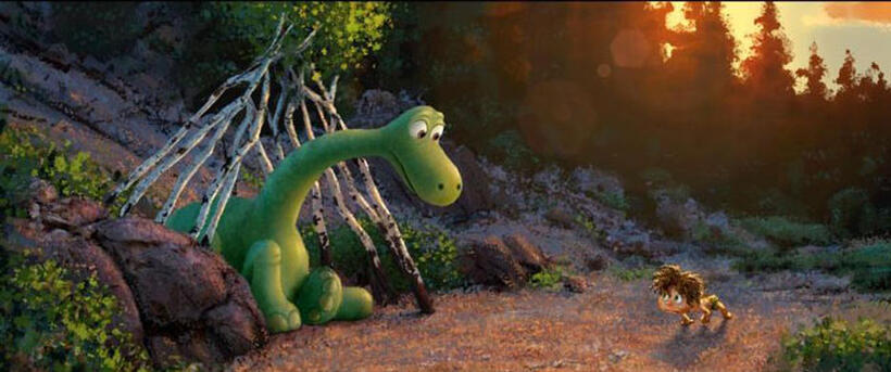 A scene from "The Good Dinosaur."