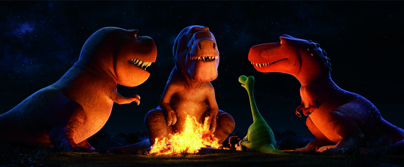 A scene from "The Good Dinosaur."