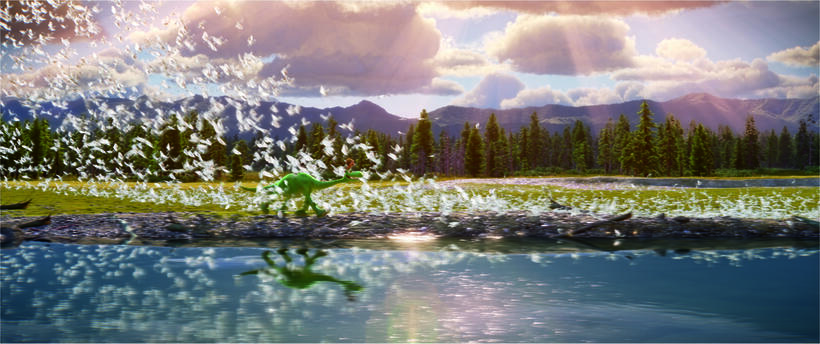 A scene from "The Good Dinosaur."