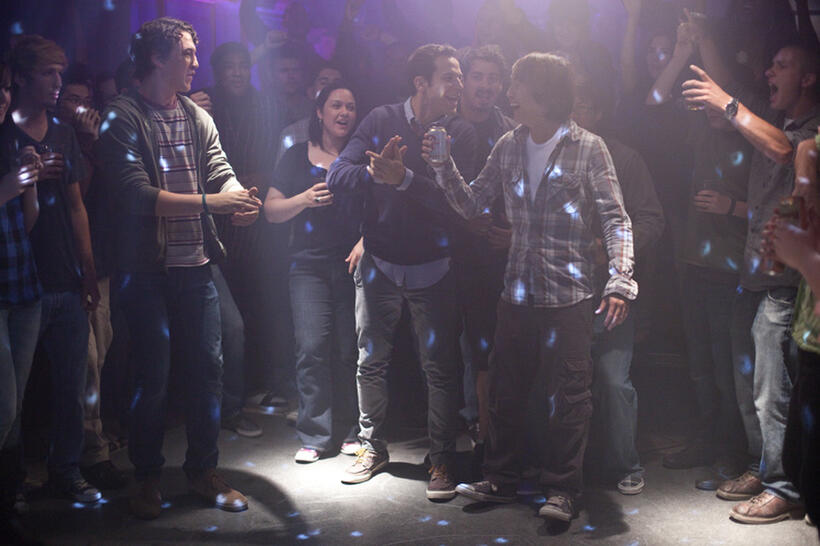 Miles Teller, Skylar Astin and Justin Chon in "21 and Over."
