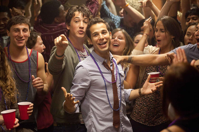 Miles Teller and Skylar Astin in "21 and Over."