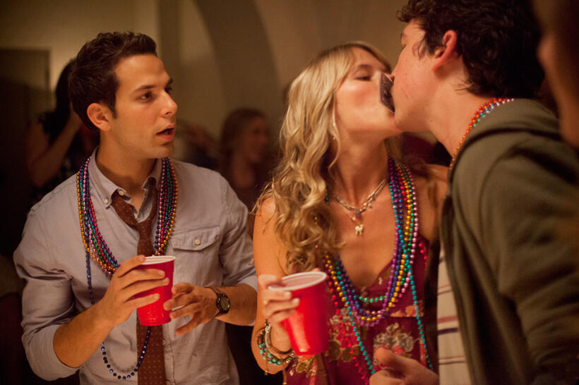 Skylar Astin, Sarah Wright and Miles Teller in "21 and Over."