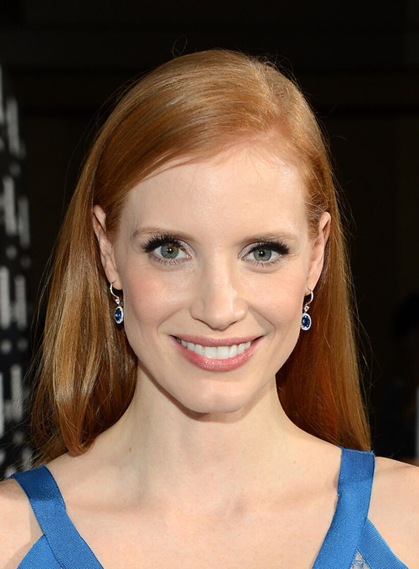 Jessica Chastain at the California premiere of "Zero Dark Thirty."