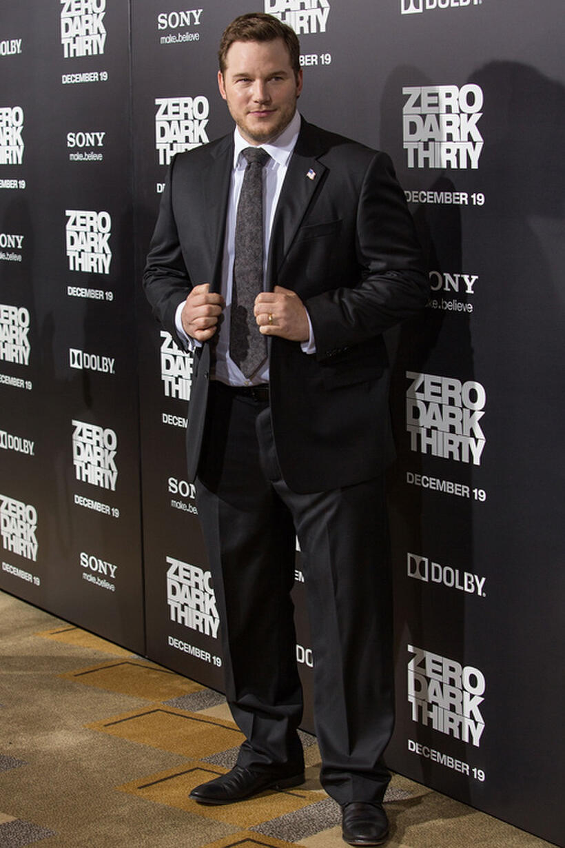 Chris Pratt at the California premiere of "Zero Dark Thirty."