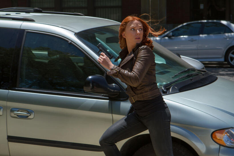Scarlett Johansson as Natasha Romanoff in "Captain America: The Winter Soldier."