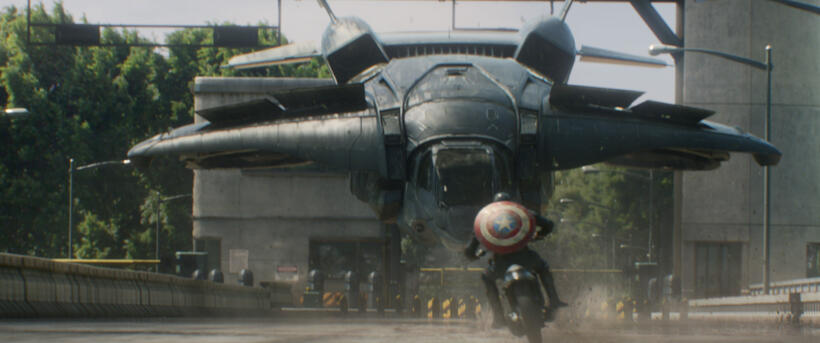 Chris Evans as Steve Rogers in "Captain America: The Winter Soldier."