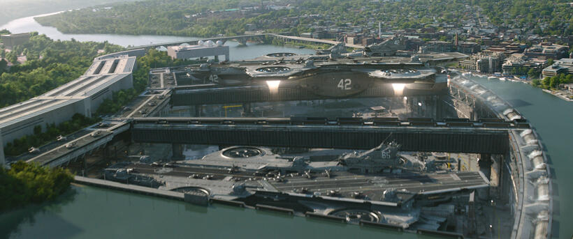 A scene from "Captain America: The Winter Soldier."