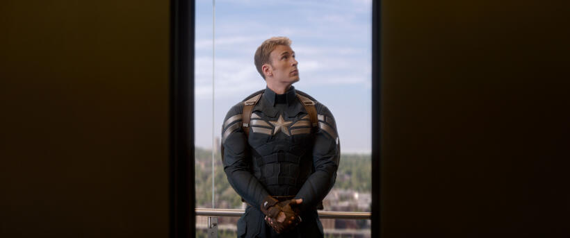 Chris Evans as Steve Rogers in "Captain America: The Winter Soldier."