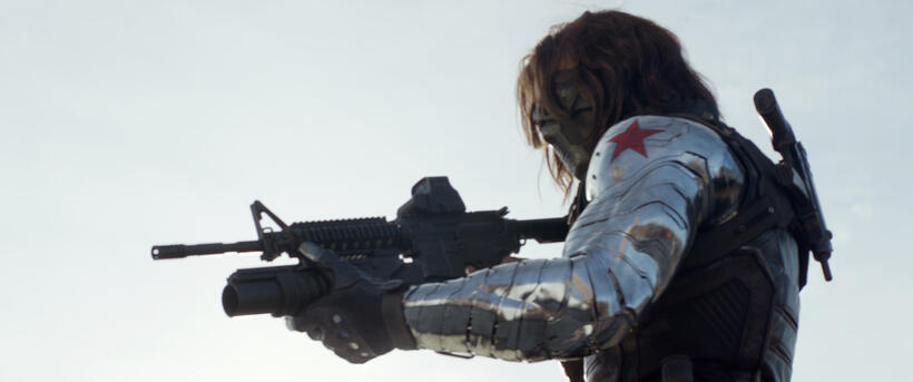 Sebastian Stan in "Captain America: The Winter Soldier."