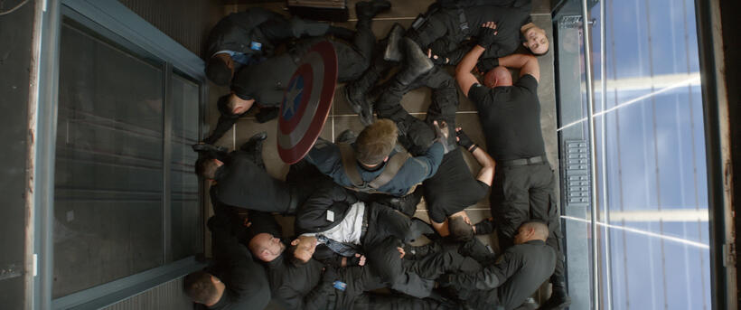 Chris Evans as Steve Rogers in "Captain America: The Winter Soldier."