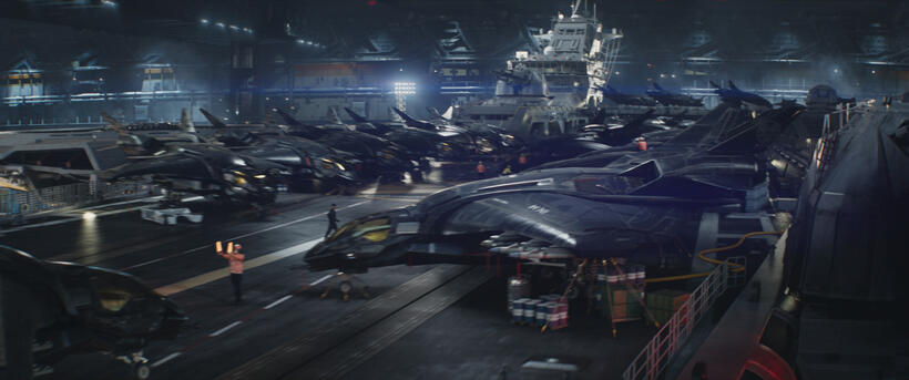 A scene from "Captain America: The Winter Soldier."