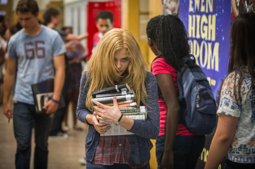 Ansel Elgort and Chloe Moretz in "Carrie."