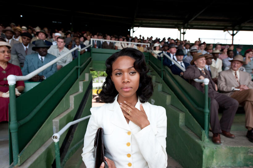 Nicole Beharie as Rachel Robinson in "42."