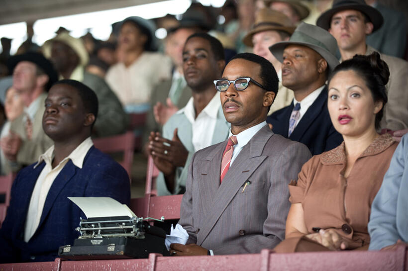 Andre Holland as Wendell Smith in "42."