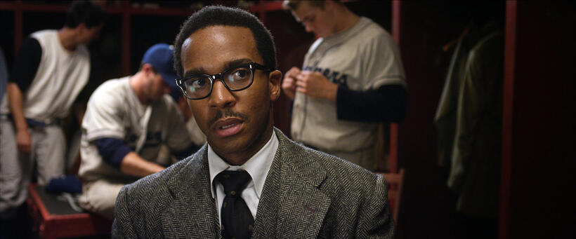 Andre Holland as Wendell Smith in "42."