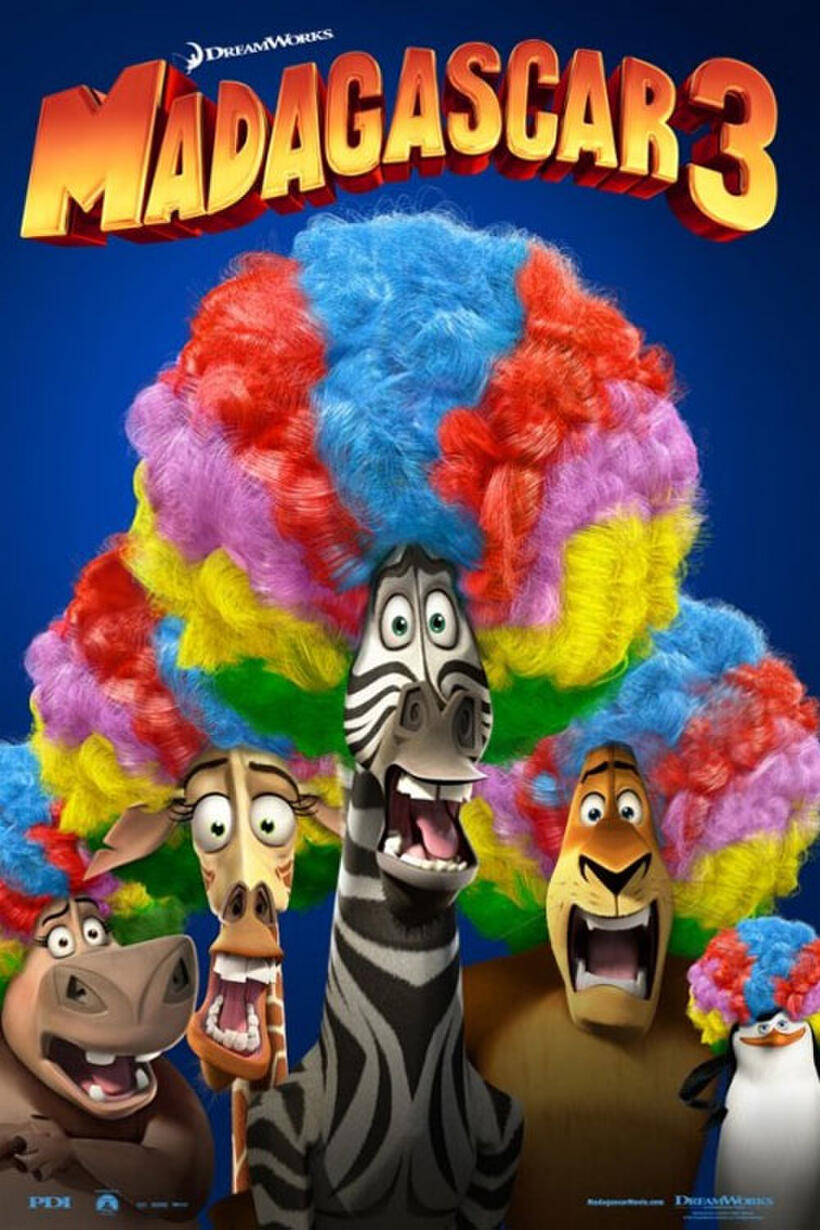 Poster art for "Madagascar 3: Europe's Most Wanted An IMAX 3D Experience."