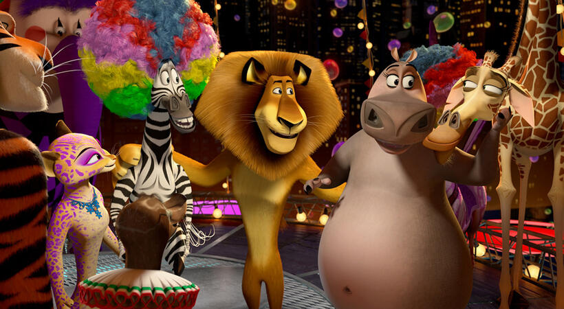 A scene from "Madagascar 3: Europe's Most Wanted."