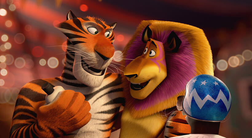A scene from "Madagascar 3: Europe's Most Wanted."