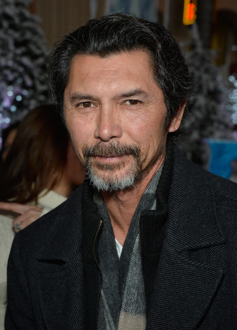 Lou Diamond Phillips at the California premiere of "Frozen."