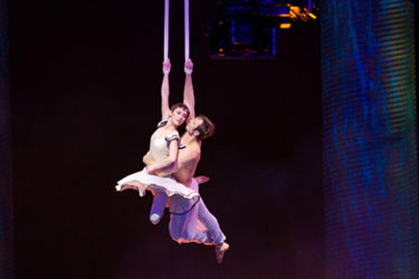 A scene from "Cirque du Soleil: Worlds Away 3D."