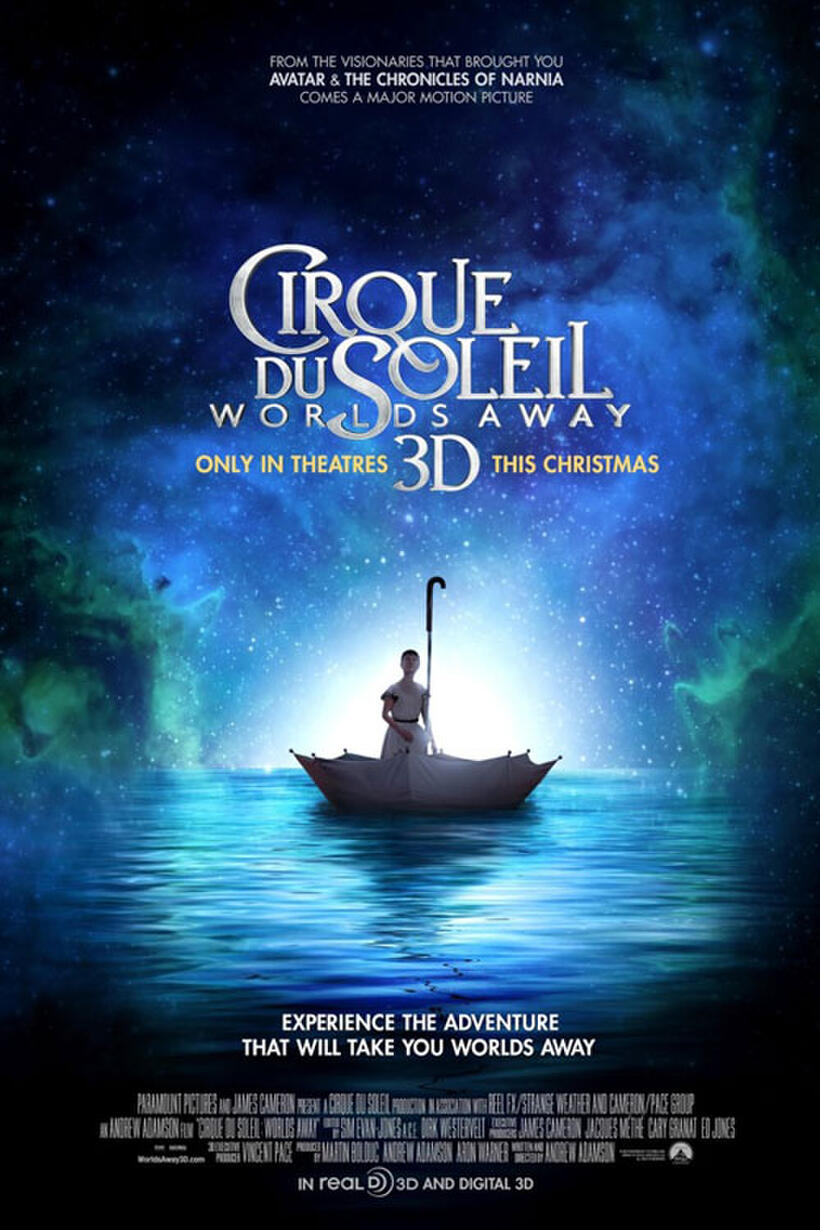 Poster art for "Cirque du Soleil: Worlds Away 3D."