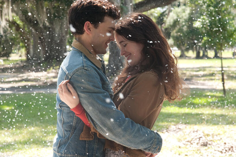 Alden Ehrenreich as Ethan Wate and Alice Englert as Lena Duchannes in "Beautiful Creatures."