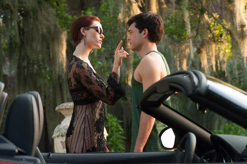 Emmy Rossum as Ridley Duchannes and Alden Ehrenreich as Ethan Wate in "Beautiful Creatures."