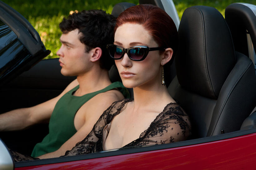 Alden Ehrenreich as Ethan Wate and Emmy Rossum as Ridley Duchanne in "Beautiful Creatures."